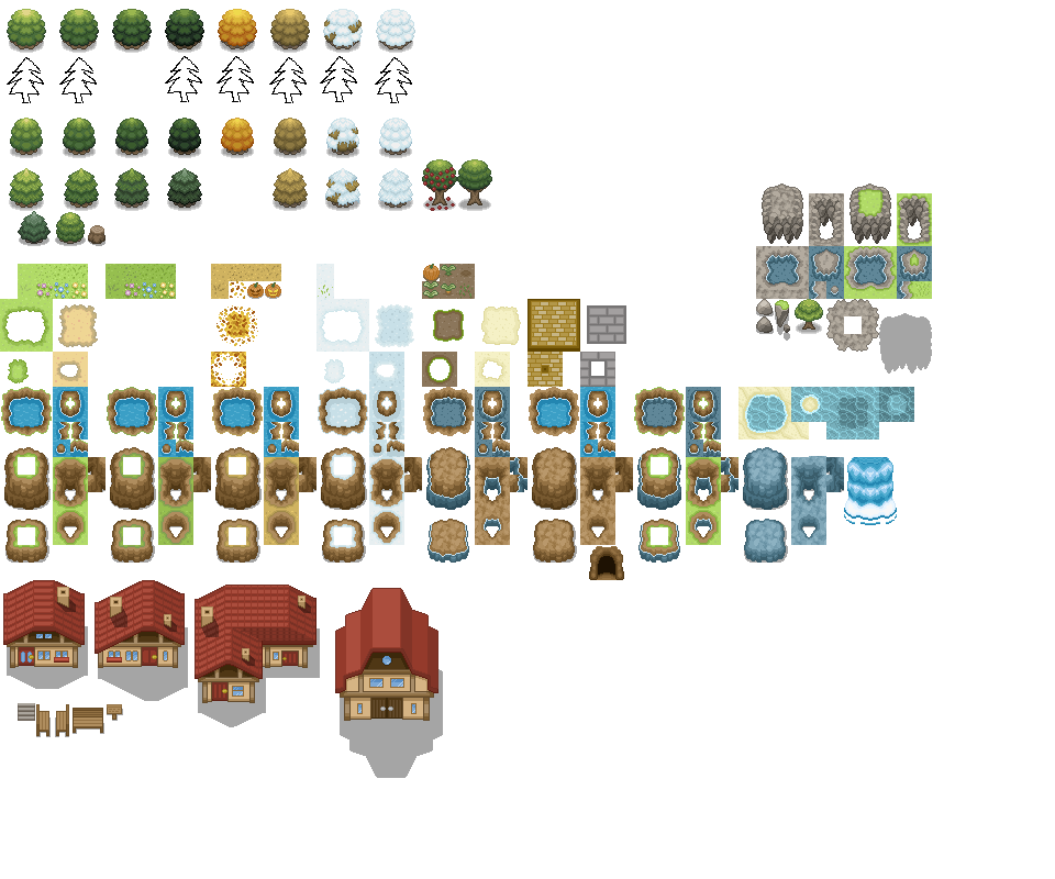 Tileset Image Free Tileset 16x16 by ChaoticCherryCake on DeviantArt