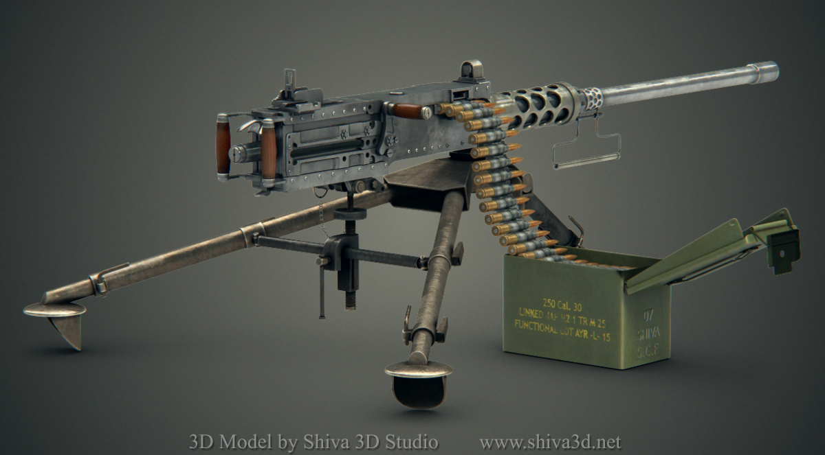 Machine Gun M2 Browning