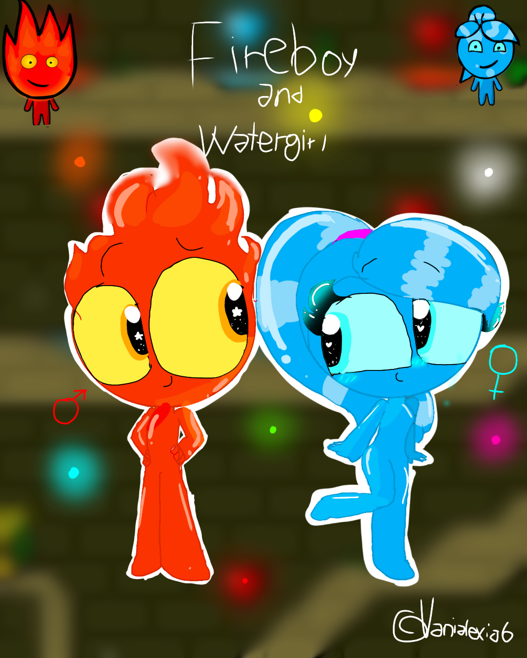 Fireboy And Watergirl by VaniaUnicorn6 on DeviantArt