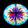 Stain glass cross