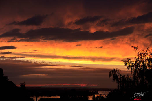 Sonnenuntergang am Bodensee