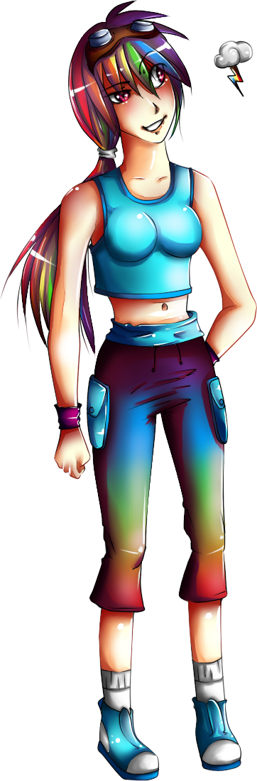 Girls From Cartoon: Rainbow Dash!