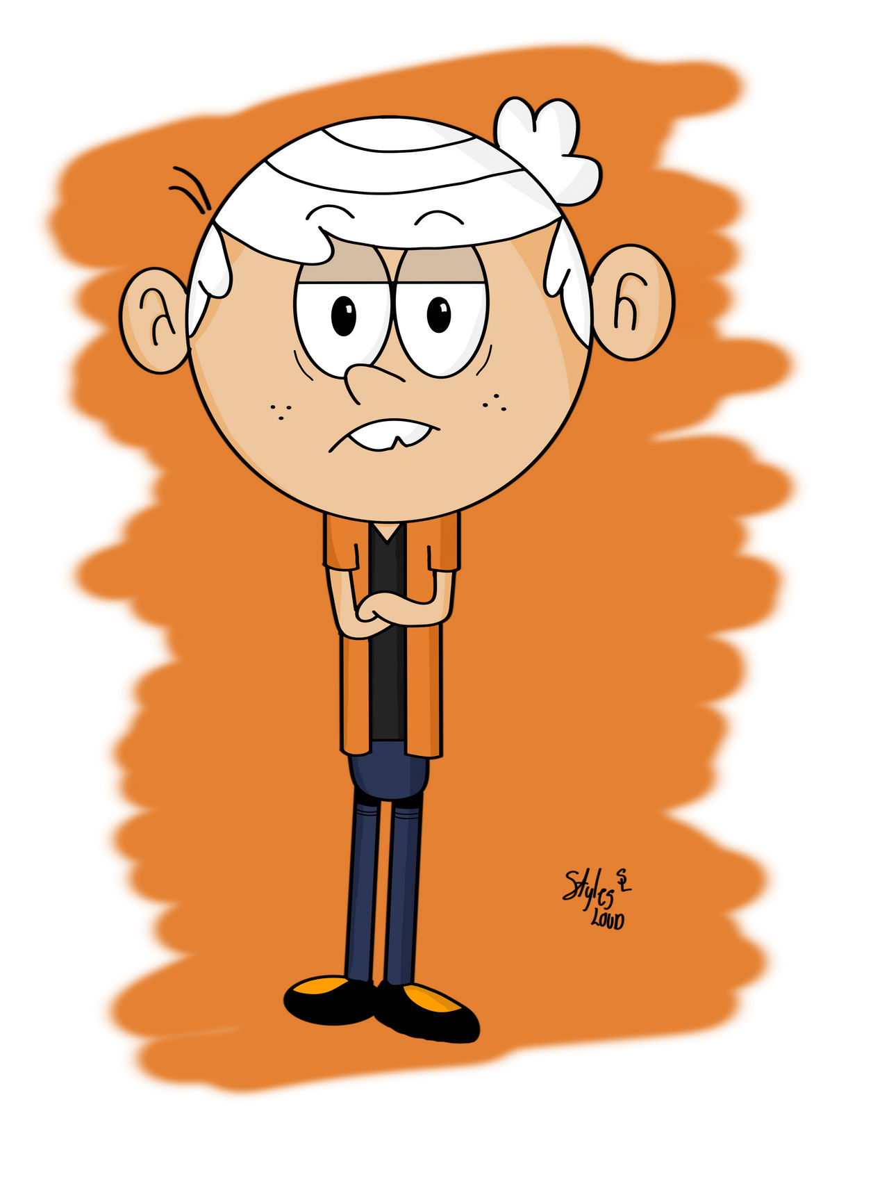 Lincoln Loud By StylesDraw24 On DeviantArt lincoln-loud-by-stylesdraw24-on-deviantart