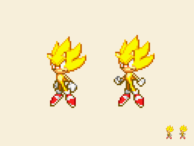 Sprites Sonic Sega Animação Animation - Modern Sonic Advance