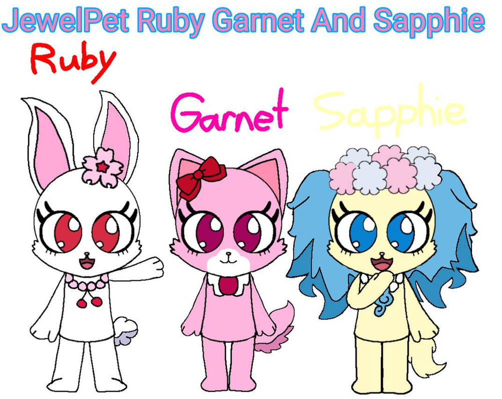 JewelPet Ruby Garnet And Sapphie Fanart By Fanny5NumberblockFan On jewelpet-ruby-garnet-and-sapphie-fanart-by-fanny5numberblockfan-on