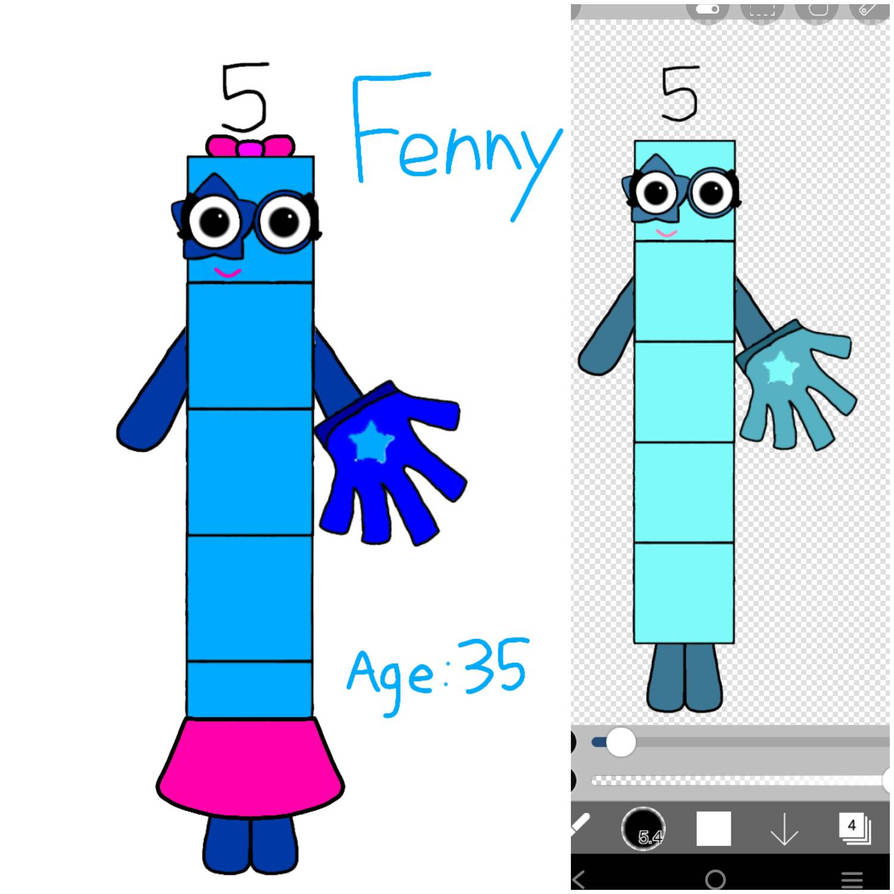 Here Numberblocks 5's Mother by Fanny5NumberblockFan on DeviantArt