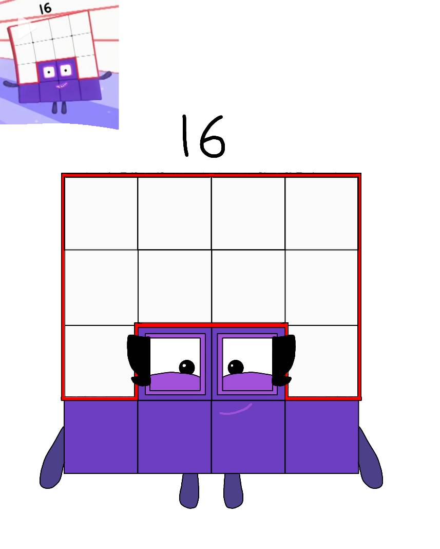 Numberblocks 16 Fanart By Fanny5NumberblockFan On DeviantArt numberblocks-16-fanart-by-fanny5numberblockfan-on-deviantart