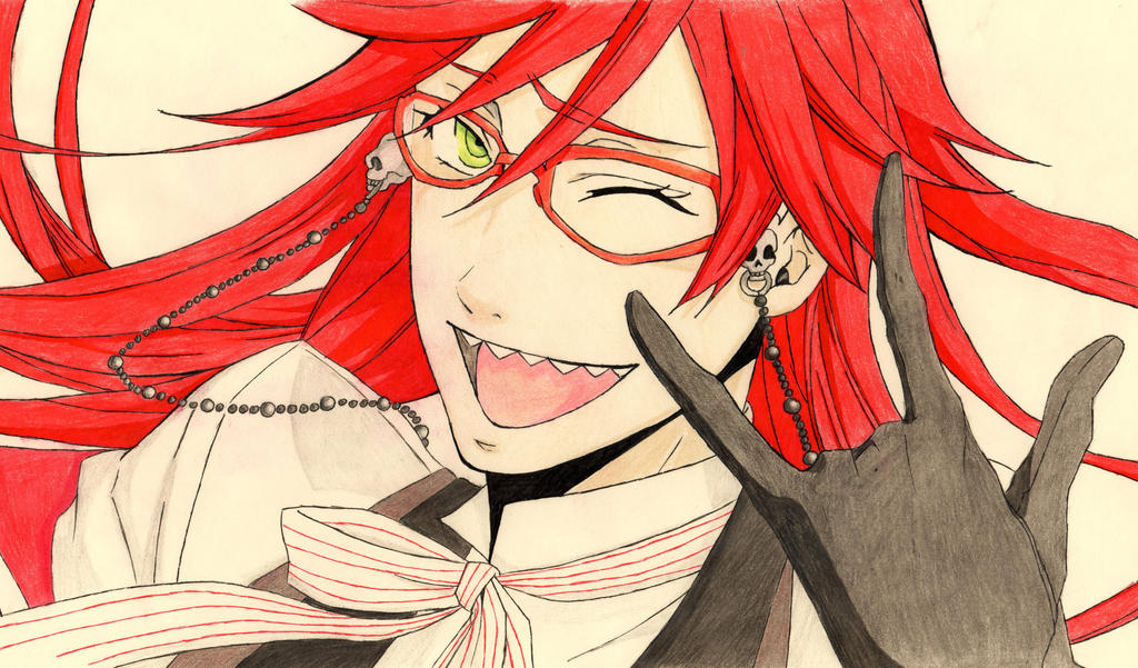 Grell Back Butler Grell - Black Butler by Alteronia on DeviantArt