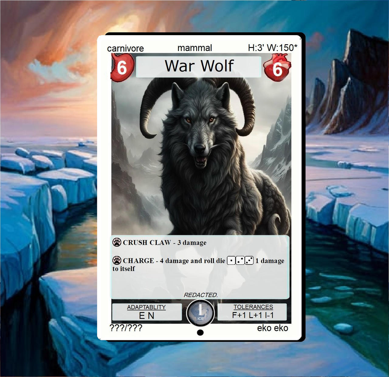 Warwolf card by EkoxEko on DeviantArt