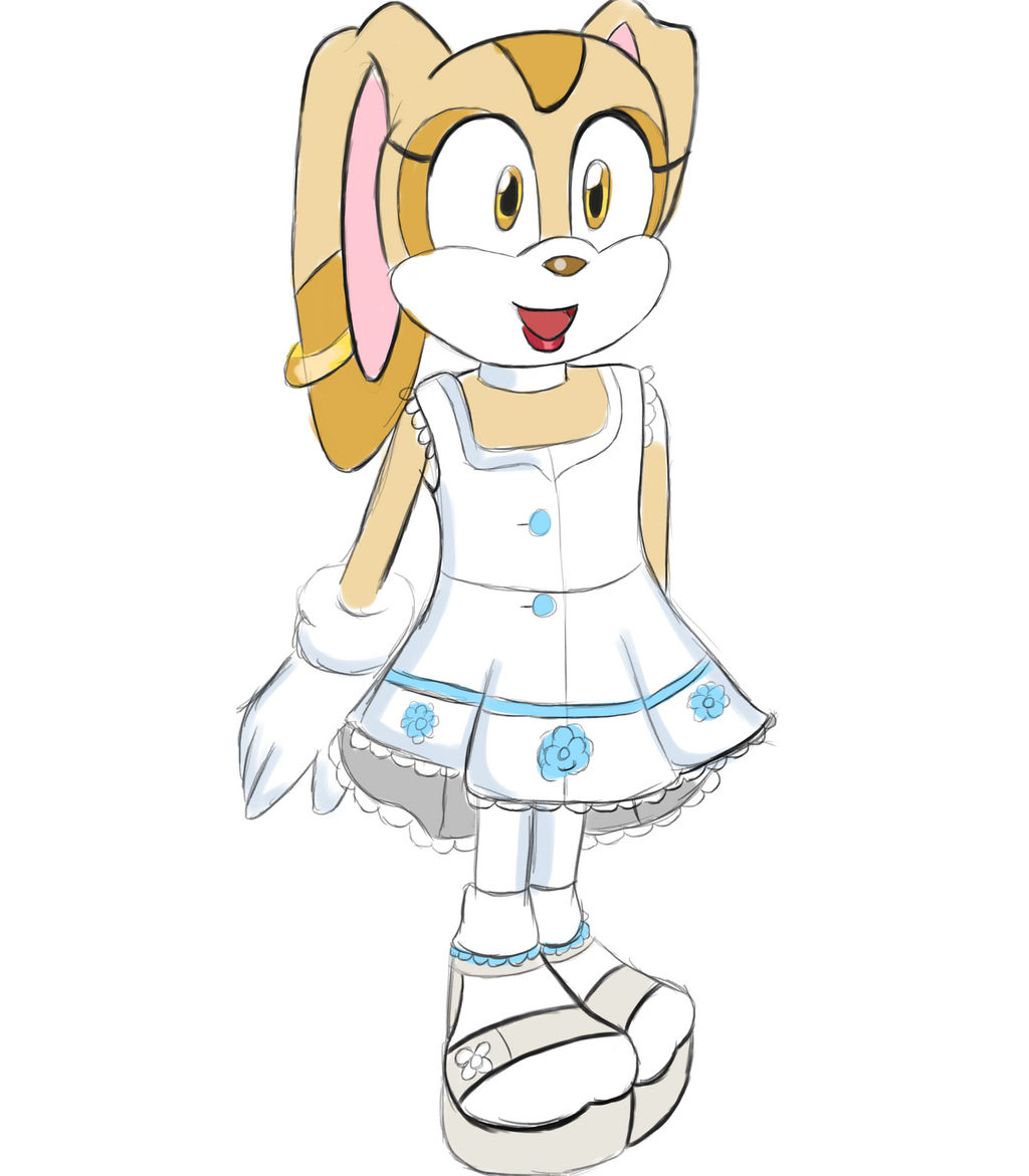 Cream The Rabbit Fasion Cream the rabbit (spring Dress) by CPUKnightX1 on DeviantArt