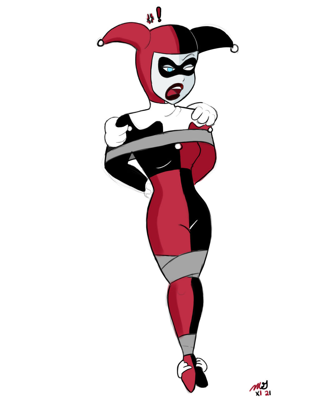 Harley Quinn tied and tickled by CPUKnightX1 on DeviantArt