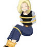 Android 18 captured again