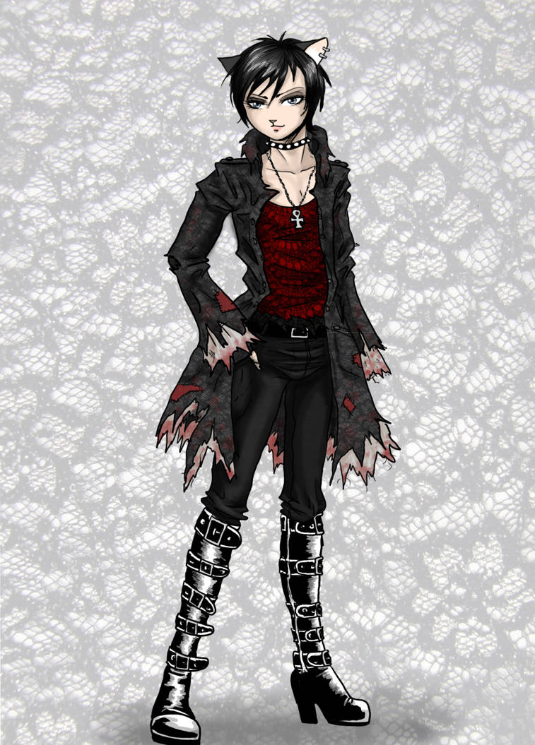 goth boy by Flackity on DeviantArt
