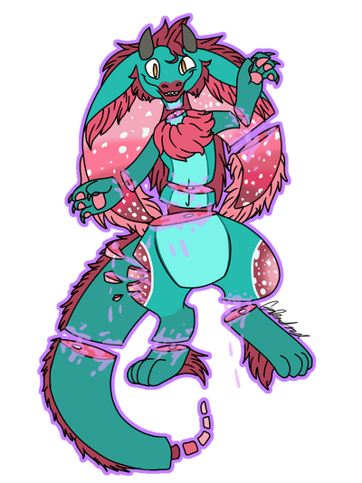 Pastel gore commission by DarkclawTimelord on DeviantArt