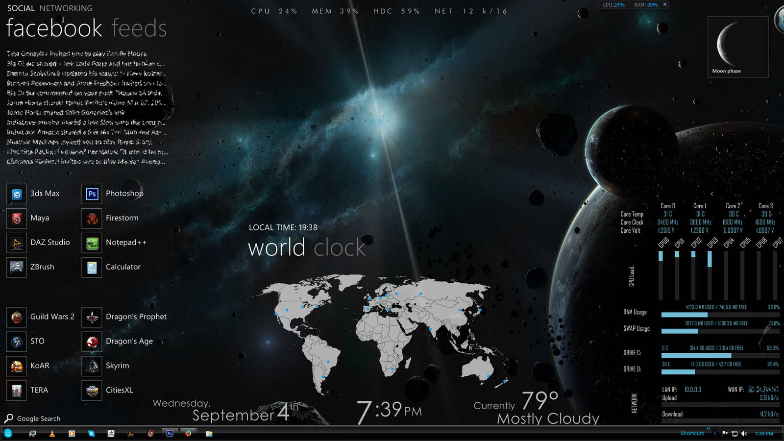Desktop 2013 September by Wolfhawk