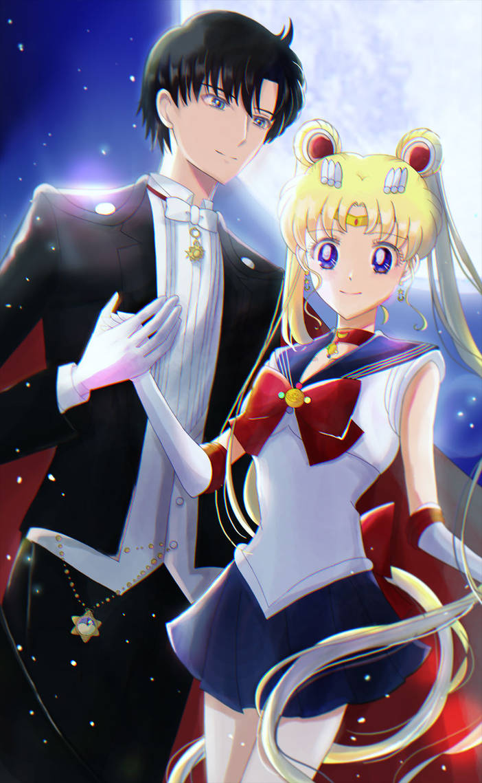 Sailor Moon And Tuxedo Mask By Otpi21 On DeviantArt sailor-moon-and-tuxedo-mask-by-otpi21-on-deviantart