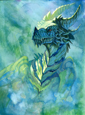 Forest Dragon by hibbary Forest Dragon by hibbary