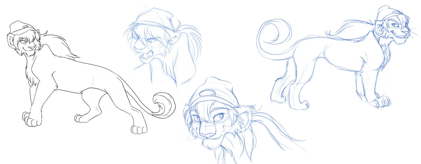 rex lions by hibbary on DeviantArt