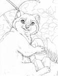 Tanuki Picnic by hibbary