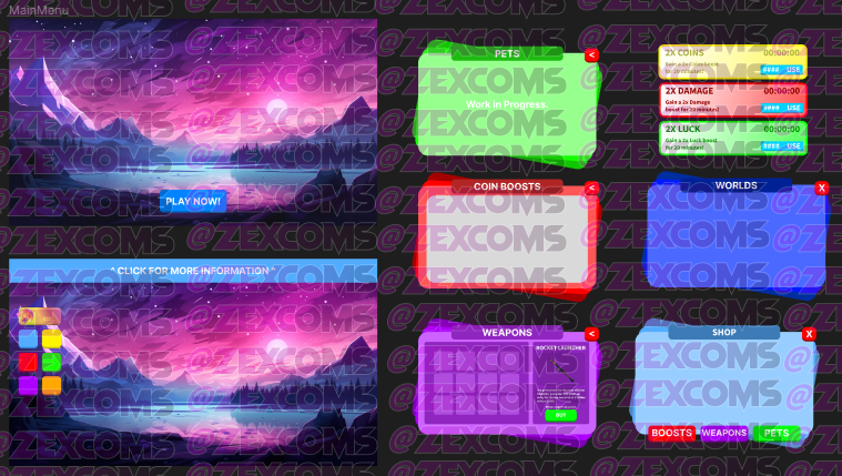 Cartoony UI by GoldTrendz on DeviantArt