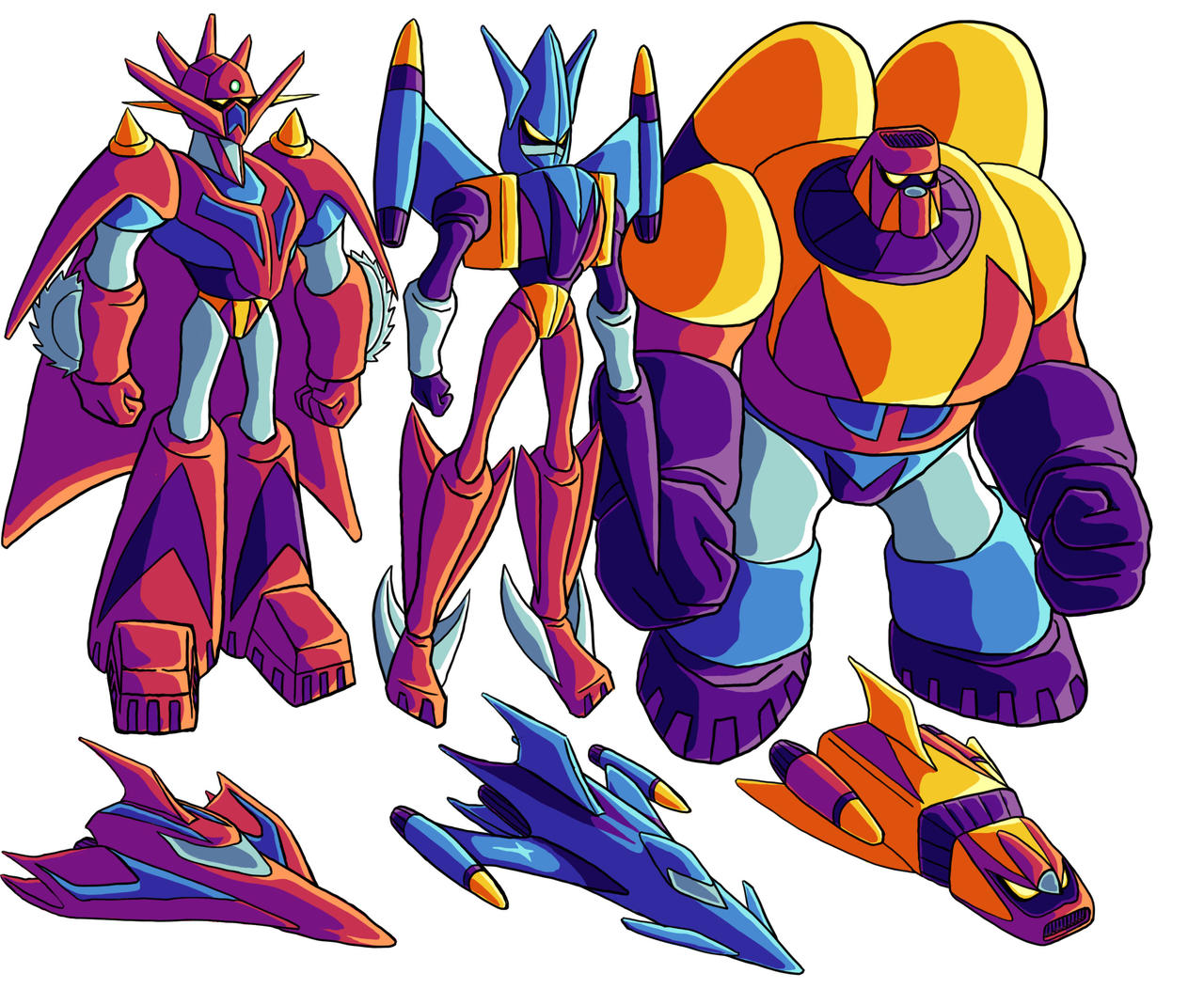Getter robo G tf animated-ish style by Dooderoni on DeviantArt