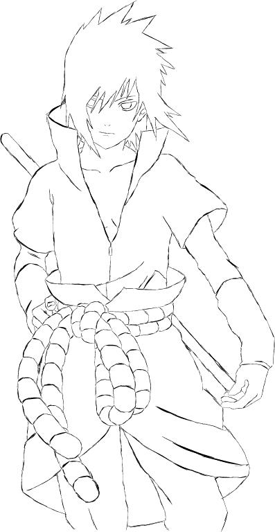 Sasuke Line Trace Sasuke Line Art #5 by Arkimennes on DeviantArt