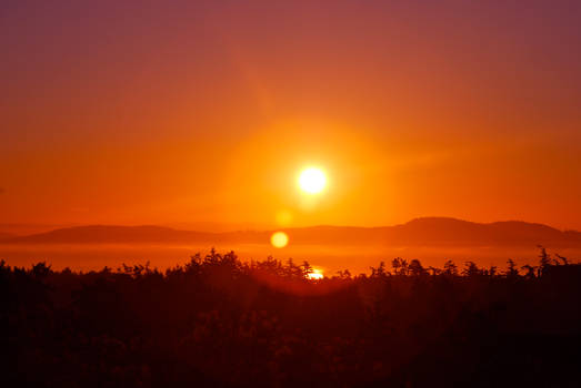 sunset mt tolmie