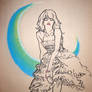 Lady in the Moon