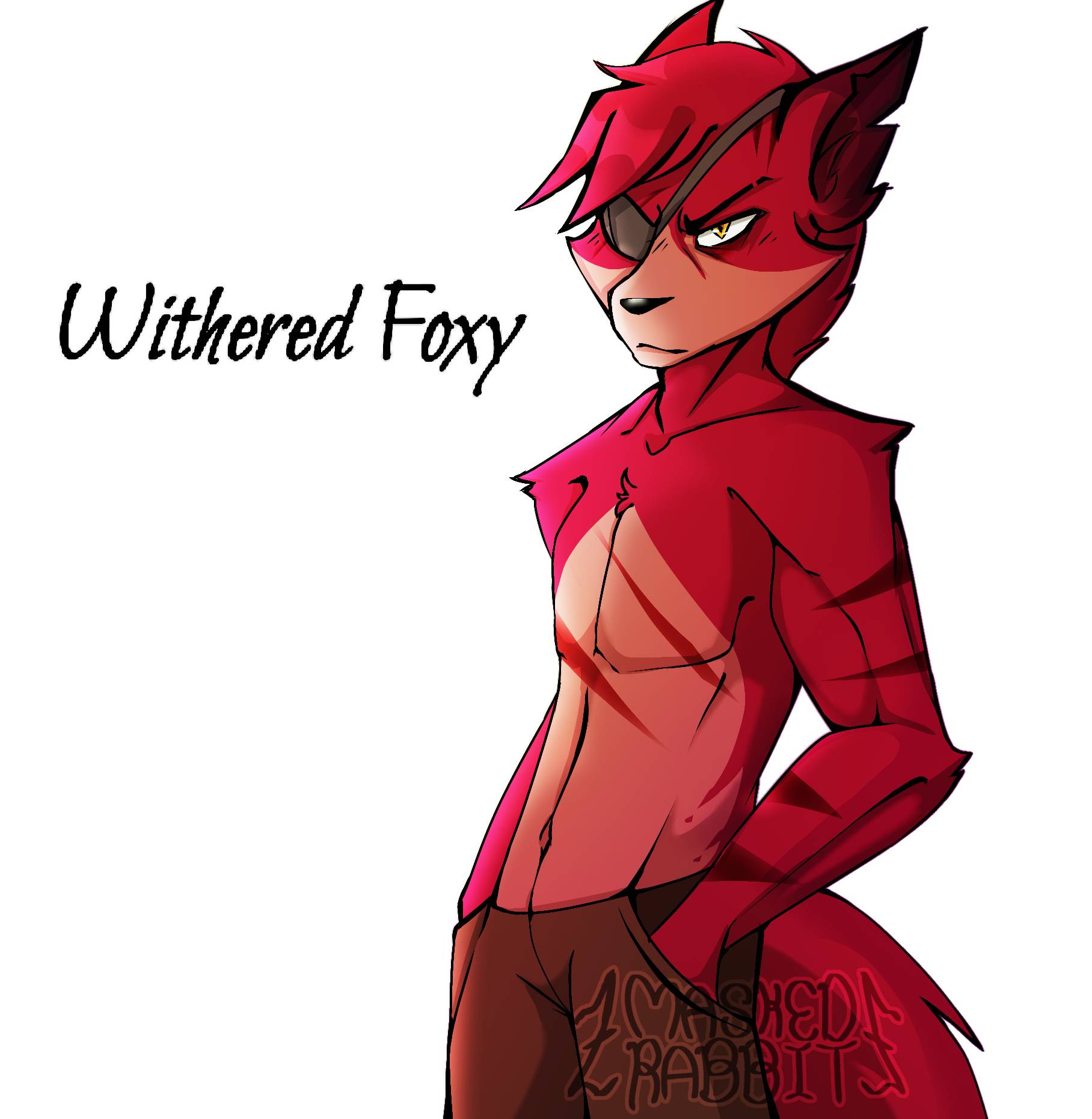 Withered Foxy teasing you by 3nz0 -- Fur Affinity [dot] net