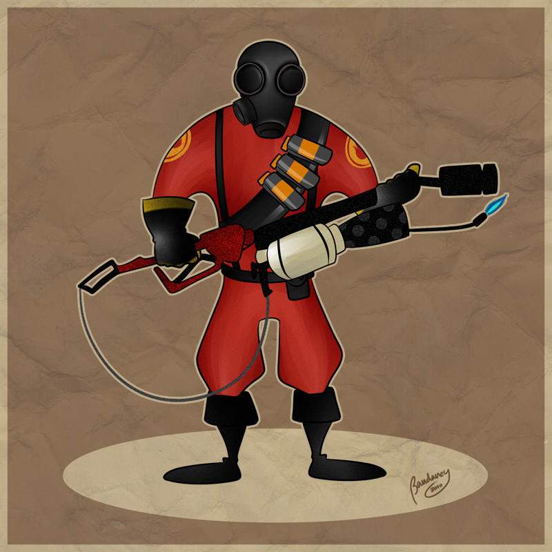 TF2 Pyro: Commission by Niza-Niabock on DeviantArt