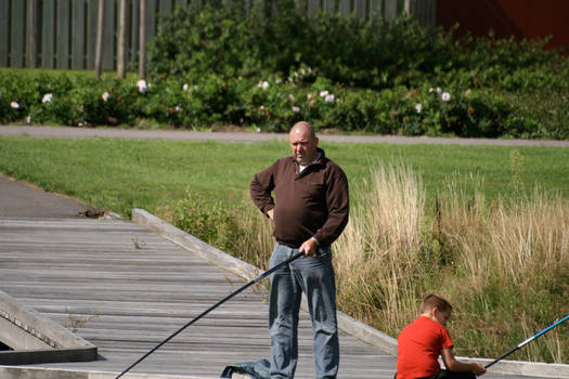 Fishing on a Sunday afternoon