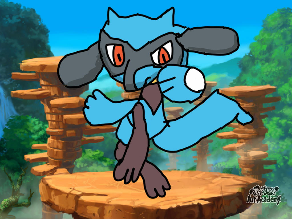 Pokemon Rio Riolu Pokemon Art Academy Drawing by mgunnels3 on DeviantArt