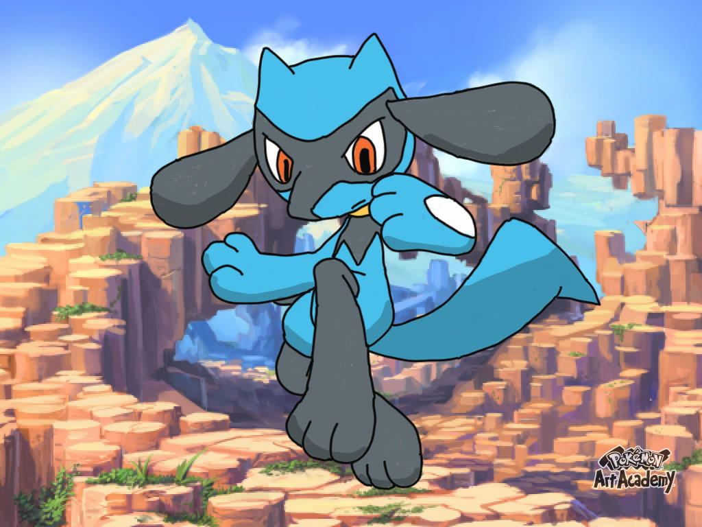 Tattoos Pokemon Riolu Riolu Paint Brush by mgunnels3 on DeviantArt