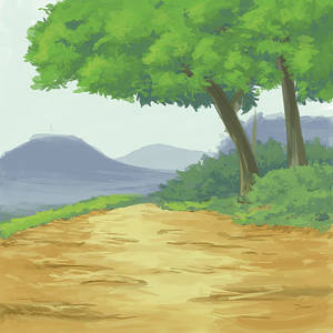 Anime-ish background study