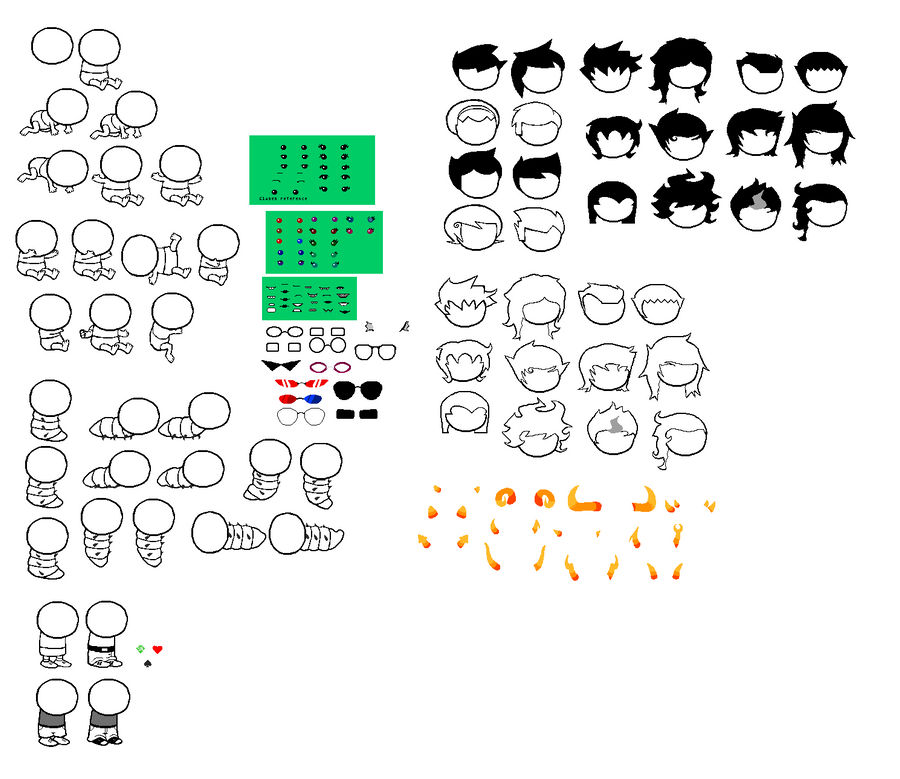 Homestuck baby sprite base by 004PikaJey on DeviantArt