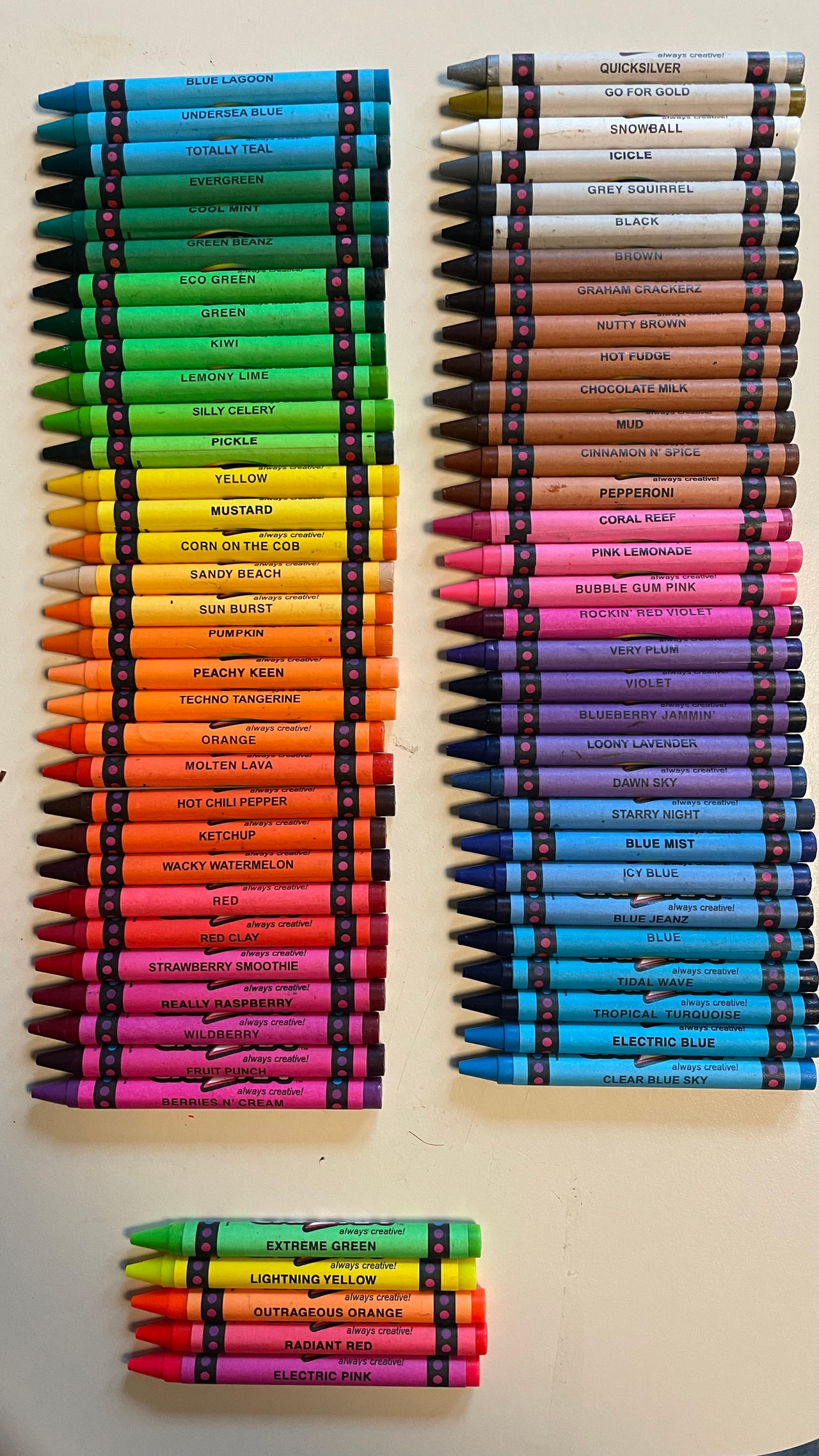 Rainbow Crayons by KrazeeKartoonz on DeviantArt