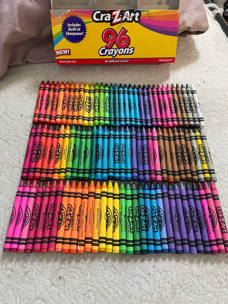 I got Cra-Z-Art glitter crayons! by KrazeeKartoonz on DeviantArt