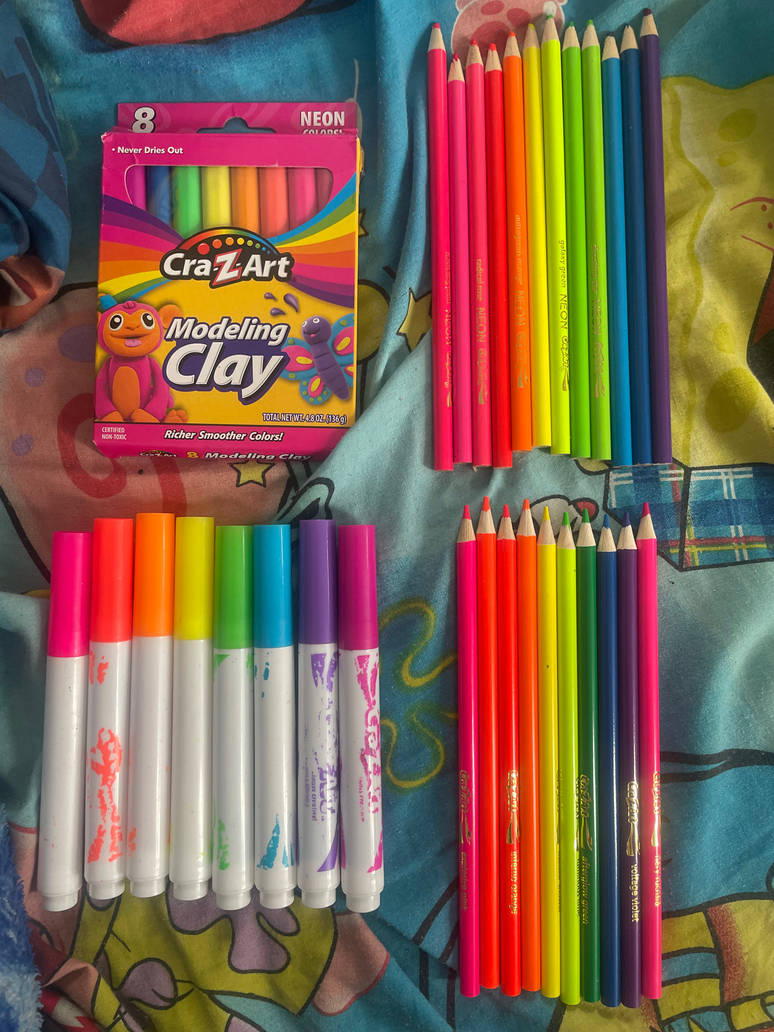 I got Cra-Z-Art glitter crayons! by KrazeeKartoonz on DeviantArt