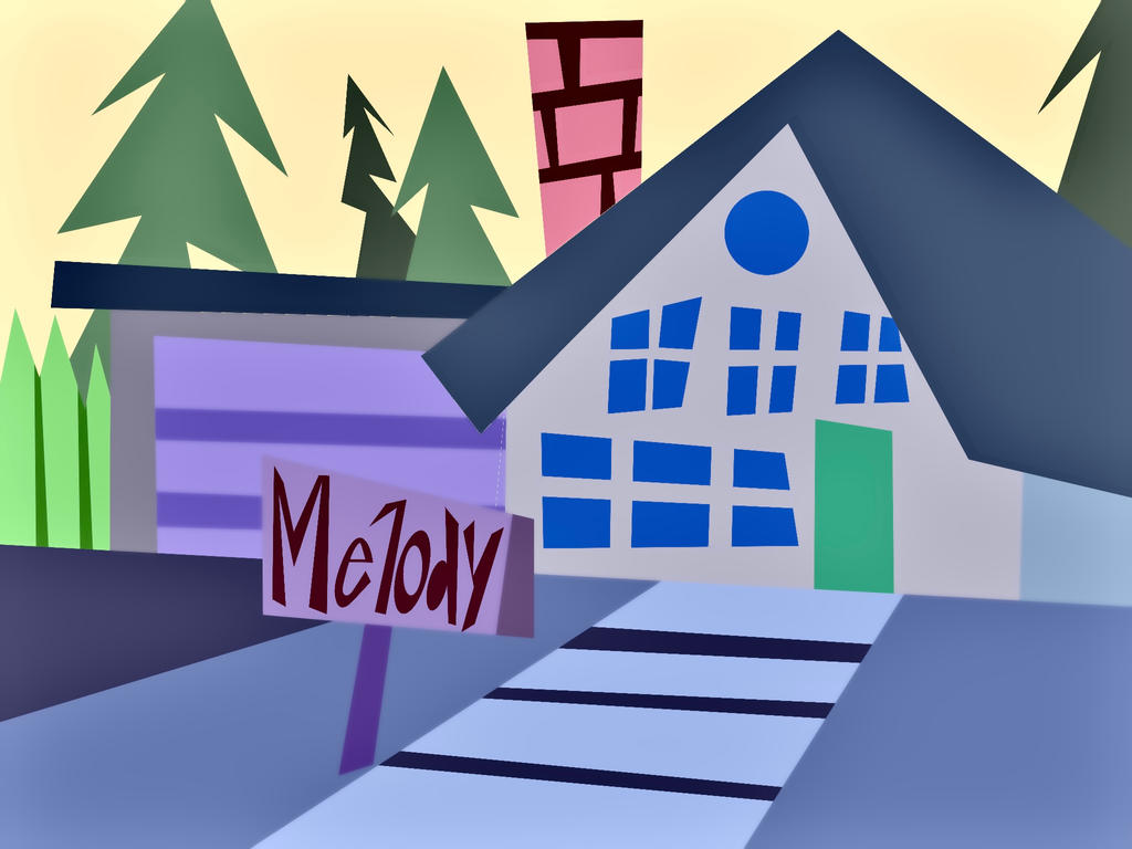 Melody's house Season 1 Episode 1 design by KrazeeKartoonz on DeviantArt