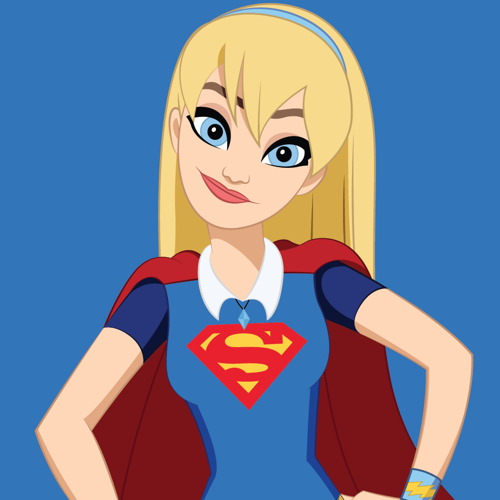 DC Super Hero Girls - Supergirl (Second Drawing)