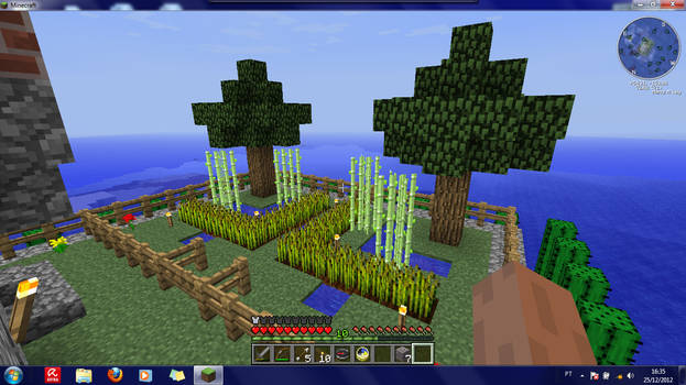 Henry's Minecraft Island Manor - Garden