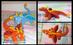 Orange Dragon Amigurumi by Sparrow-dream