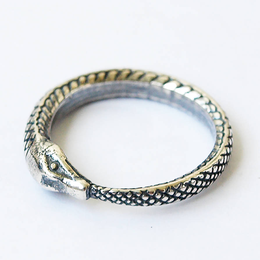 Eating Ring Snake eat tail ring by bdsartjewelry on DeviantArt
