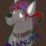 Nanukk Luik (Previous Fursona) Conbadge