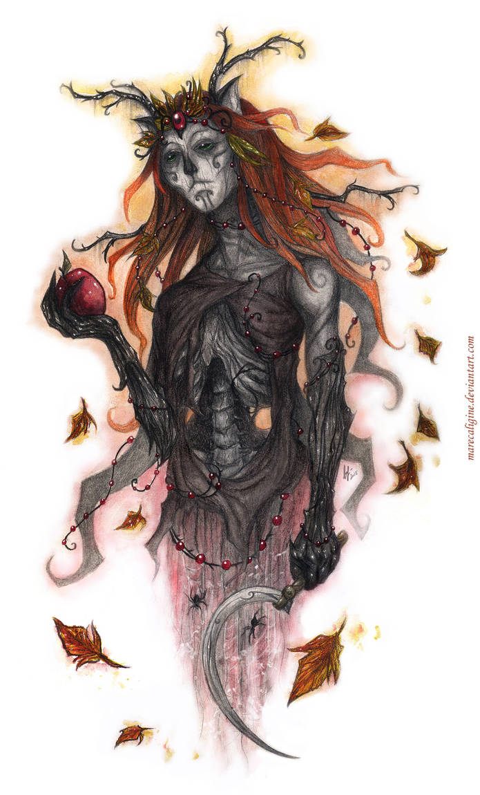 Autumn ghost by mareCaligine