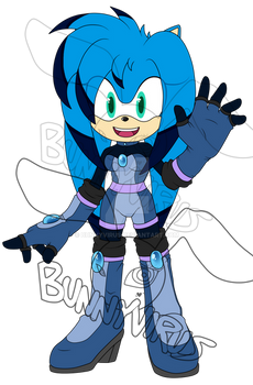 .:Luna the Hedgehog:. ::New Outfit::