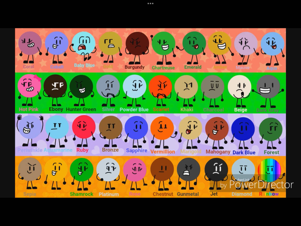 Color Rush Contestants Again by liel2011 on DeviantArt
