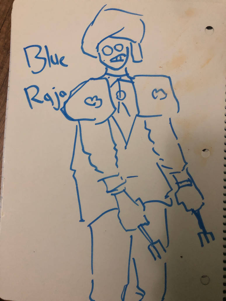 Blue Raja Sticker Blue Raja by mangoart24 on DeviantArt
