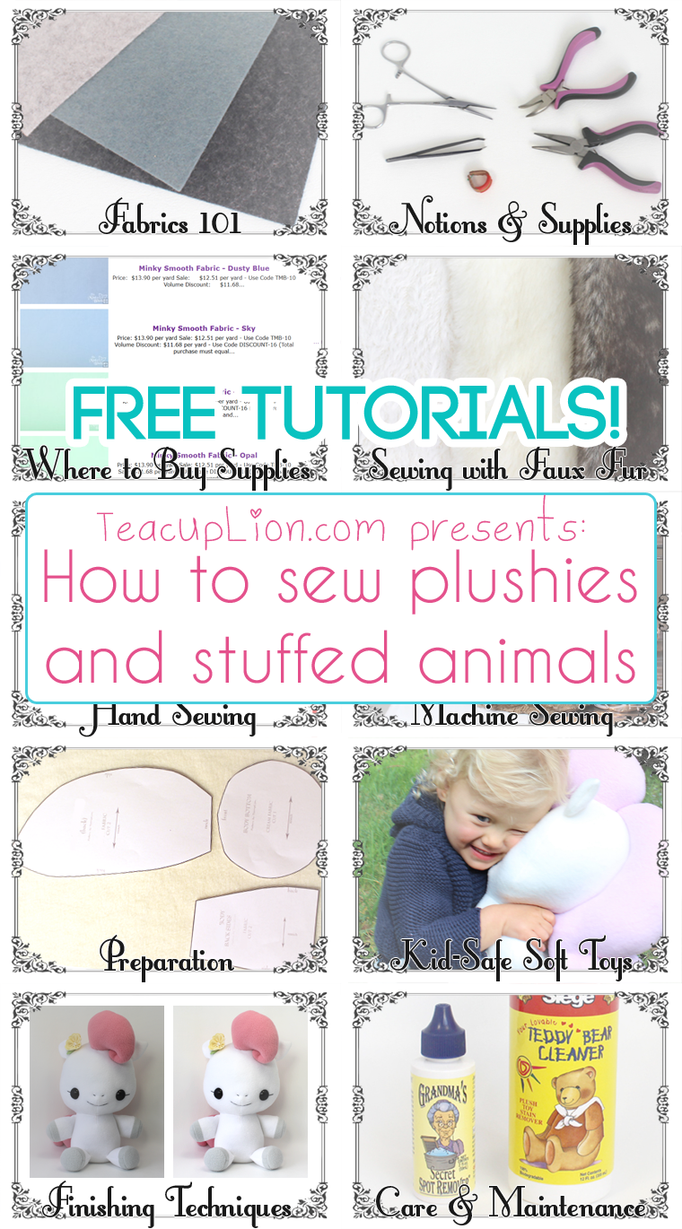 How To Sew Plushies And Stuffed Animals