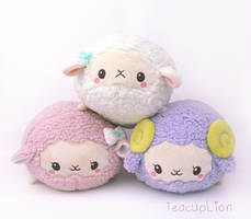 Sheep Roll plushie pattern